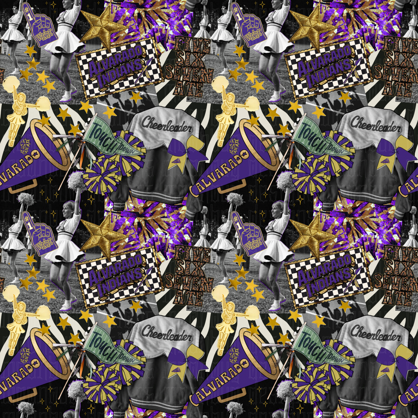 Alvarado Football and Cheer Custom